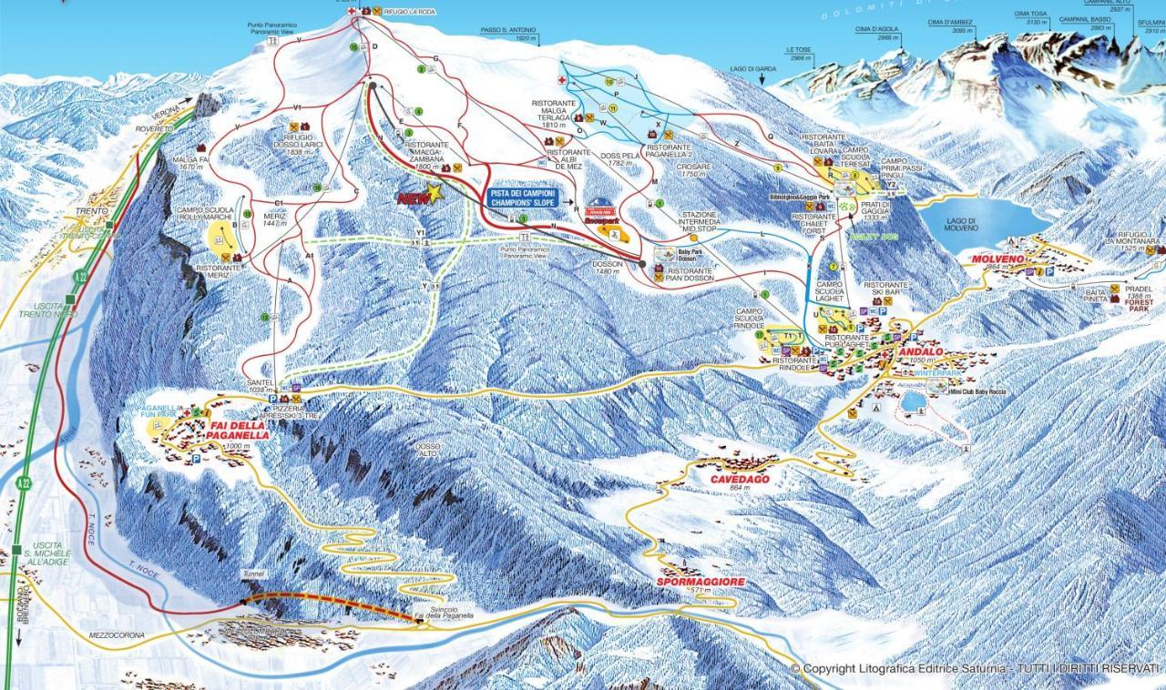Вілла Chalet Relax Molveno E Andalo Dolomiti Екстер'єр фото